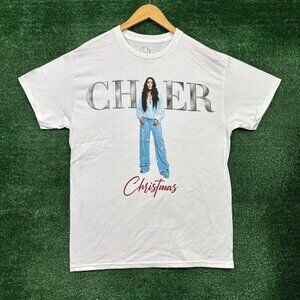 Cher Christmas Album Poster T-Shirt Size Medium